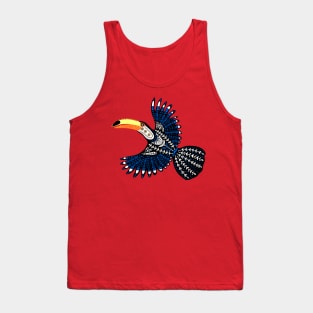 Bright and Sassy Colorful Toucan Bird Tank Top